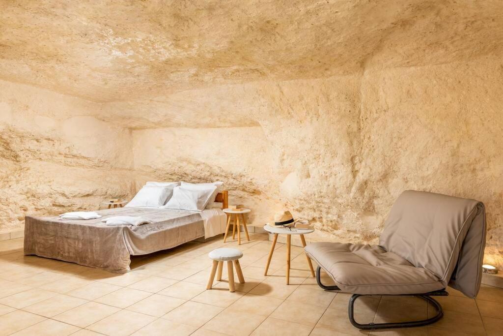 Nostos Cave Seaview Apartment Матала Екстер'єр фото