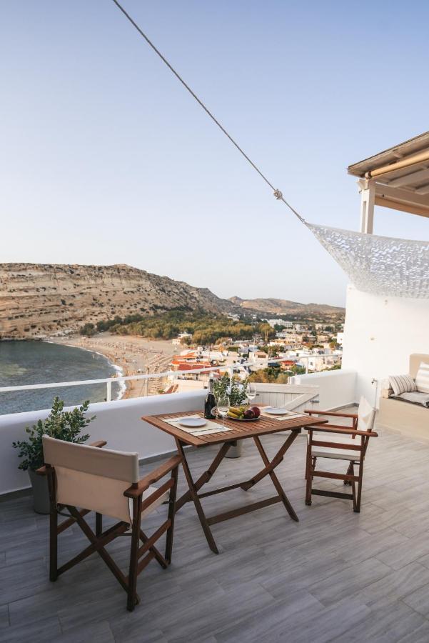 Nostos Cave Seaview Apartment Матала Екстер'єр фото